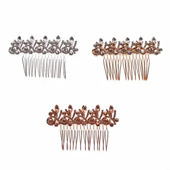 

BRIDAL WEDDING CRYSTAL JEWEL DIAMANTE HAIR COMB CLIP SLIDE FASCINATOR HAIRPIECE