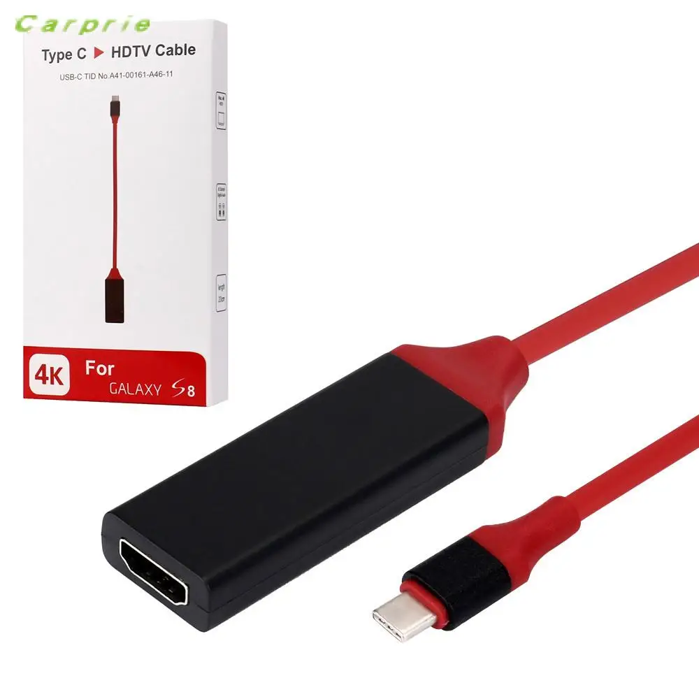 

newCARPRIE HDTV Adapter USB-C Type-C to HDMI 4K UHD for Samsung Galaxy S8 S8+ Tab Pro Sdrop shopping