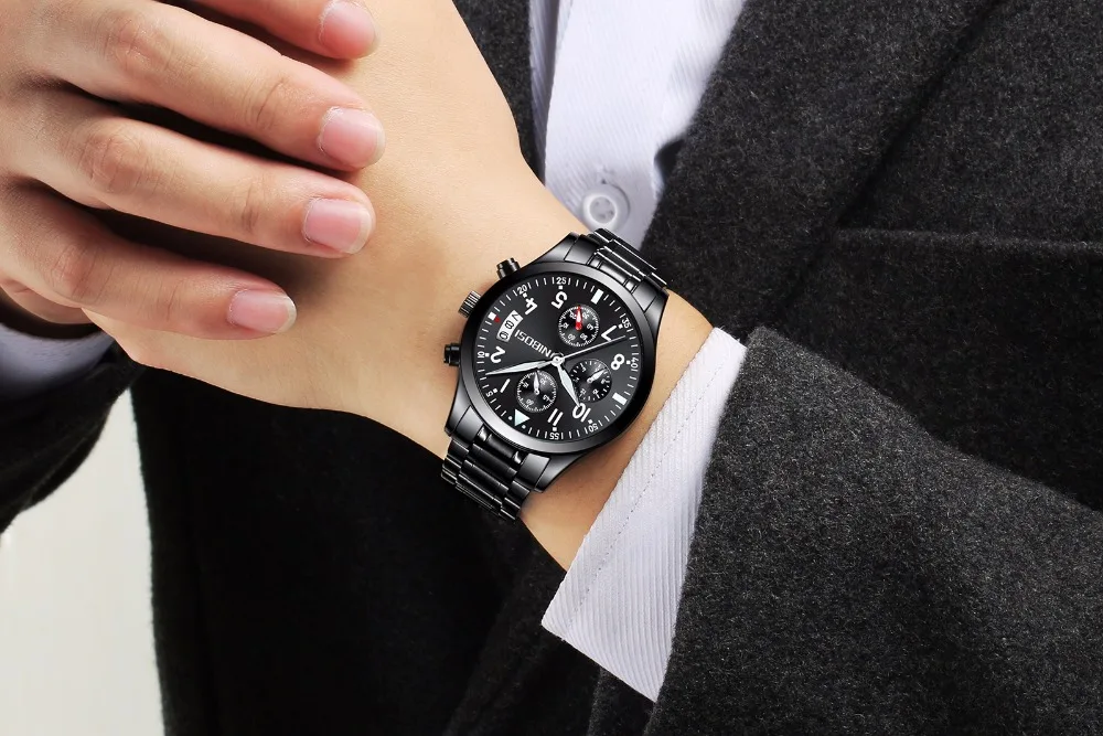 2023 Mens Watches  Luxury Business Men Watch Chronograph Male Clock Men Quartz Wristwatches_voghion.com