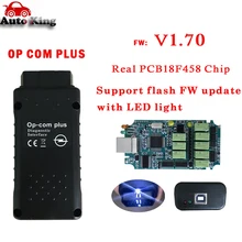 С чипом PIC18F458! Лучшее качество! v1.70 OBD2 Op-com/Op Com/Opcom plus для opel scan tool Поддержка FLASH FW обновление