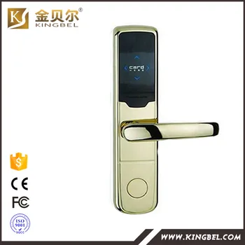 

Hot saling RFID card door lock system smart door lock with free software