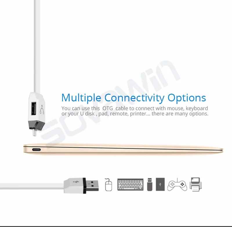 Sovawin 34 см все микро-usb для устройств на аndroid OTG адаптер Microusb Конвертер Разъем Быстрая зарядка передача данных
