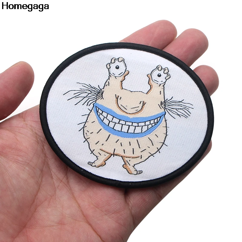 Homegaga cool monster patch стикер вышитые патчи пришить утюжок на одежду рюкзак