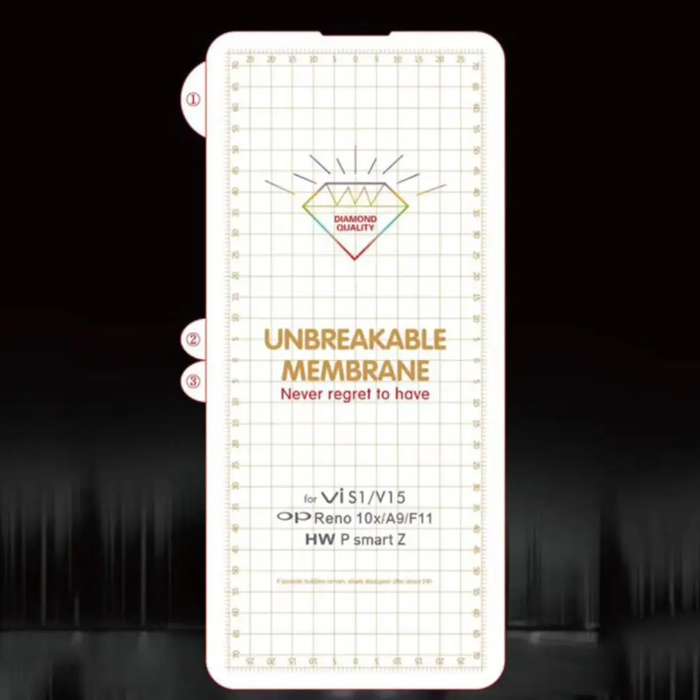 2PCS 0.15mm Soft Protective Hydrogel for Vivo Nex 2 X27 V15 Pro X23 X21s V11 V11i iQ00 Unbreakable Membrane TPU Screen Protector | Мобильные