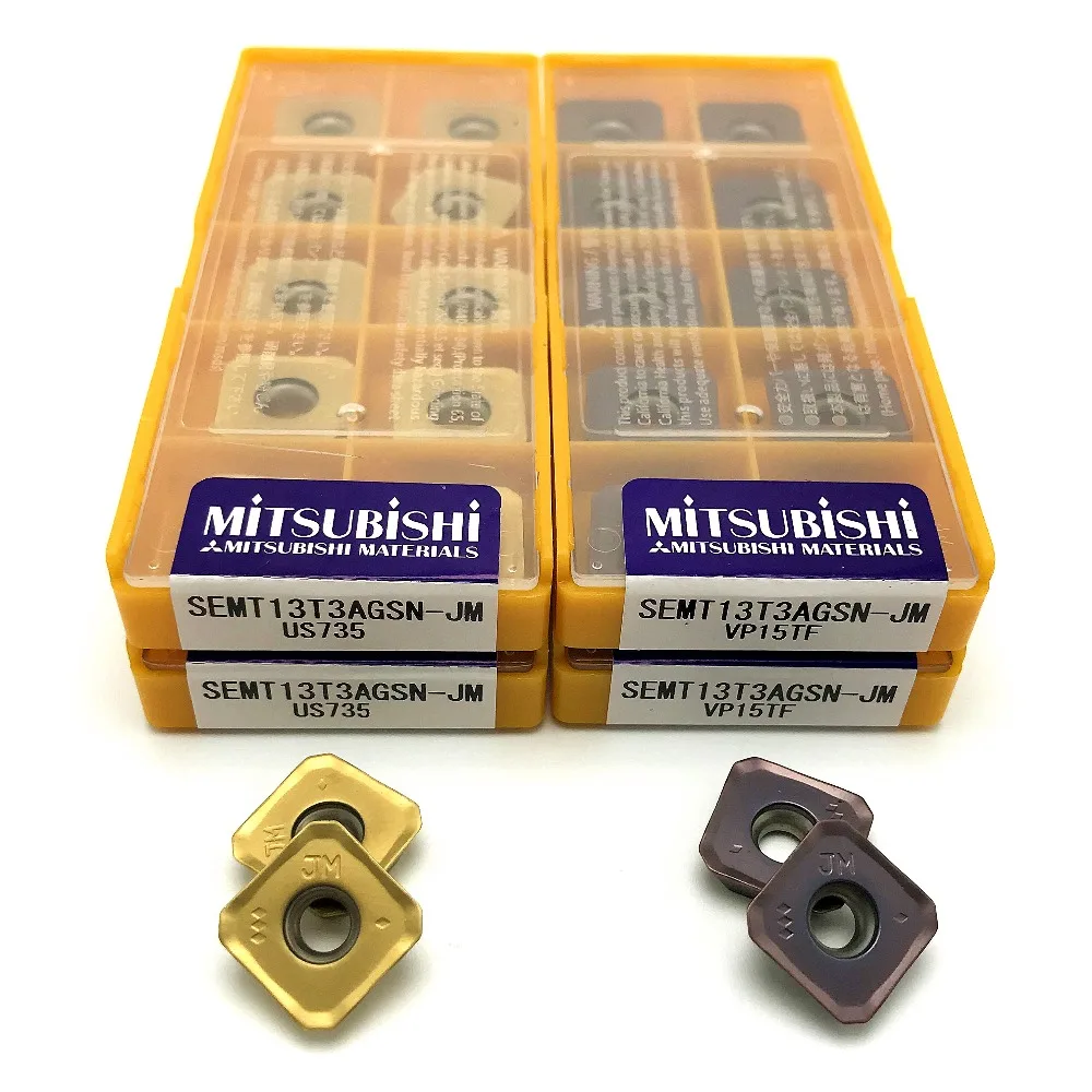 

carbide inserts SEMT13T3AGSN JM VP15TF lathe tools SEMT 13T3AGSN JM US735 turning insert lathe parts Hard Alloy