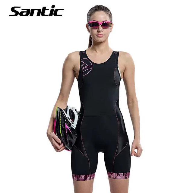 Cheap Santic Sleeveless Cycling Jersey One-pieces Triathlon Women Quick Dry Breathable Cycling Clothing Bike Skinsuit Maillot Ciclista Cheap Santic Sleeveless Cycling Jersey One-pieces Triathlon Women Quick Dry Breathable Cycling Clothing Bike Skinsuit Maillot Ciclista