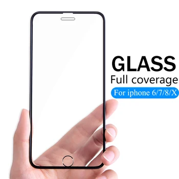 7D Full Cover protective Glass For iPhone 6 7 8 6S Plus X glass flim iphone 7 8 x 6 screen protector tempered glass on iphone 7 7D Full Cover protective Glass For iPhone 6 7 8 6S Plus X glass flim iphone 7 8 x 6 screen protector tempered glass on iphone 7