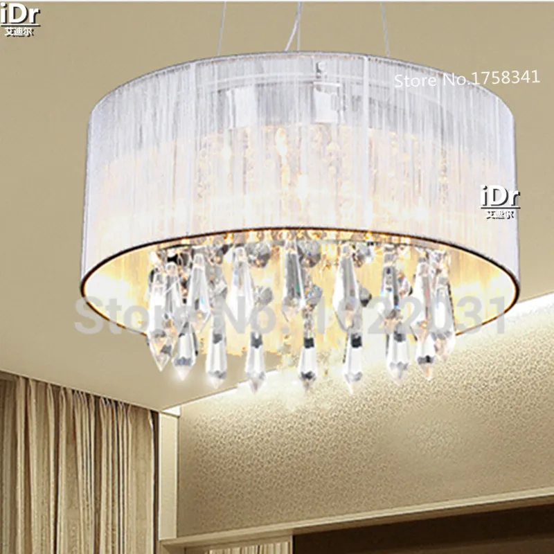 

300mm Diameter Handmade Cloth K9 Crystal Ceiling Lights Modern Ceiling lamps 0016 New