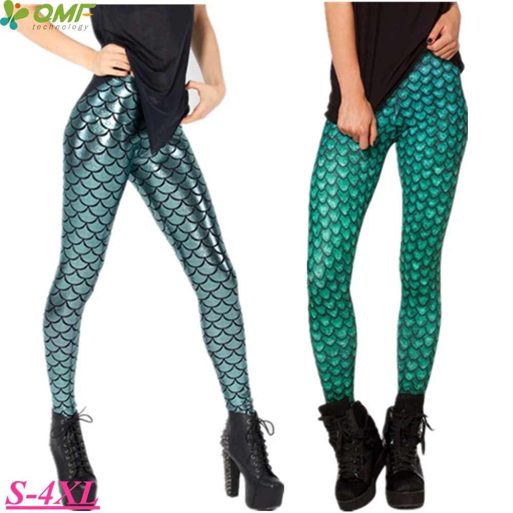 mermaid running tights