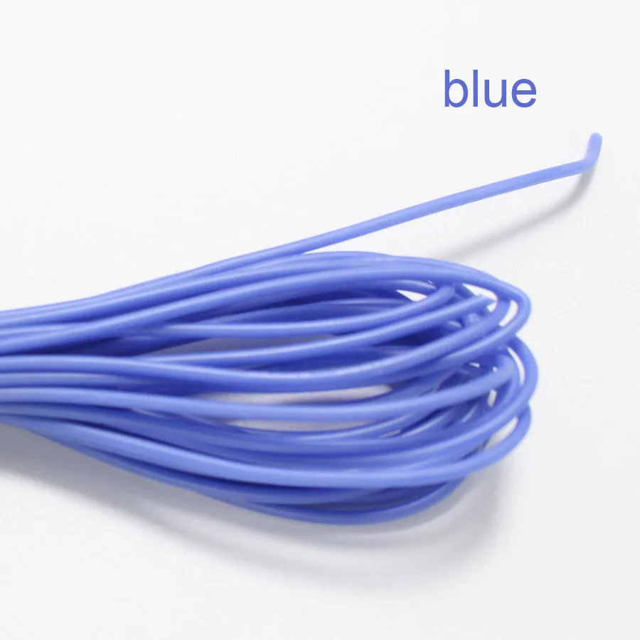 1 метр 30AWG 28AWG 26AWG 24AWG 22AWG 20AWG гибкий силиконовый провод RC кабель 26AWG 30/0. 08TS OD 1,5 мм луженая медная проволока - Цвет: Синий