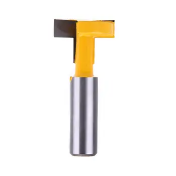 

1/2" 5/16 Shank Straight T-track T-Slot Router Bit Woodworking Chisel Cutter for Woodwork Cutter Power Tools