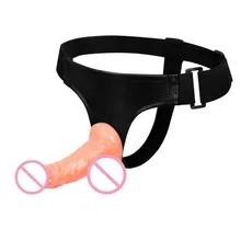 BAILE Sex Products For Women Lesbian Dongs Strap On Dildos Fleshcolor Removable Penis Adult Novelty Erotic Sex Toys Big Cock