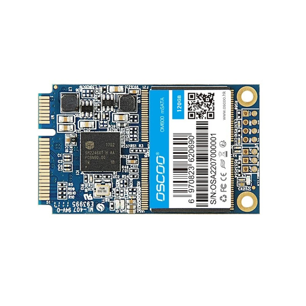 OSCOO Внутренний твердотельный диск SSD 60 ГБ 120 ГБ 240 ГБ mSATA 6 ГБ/сек. Мини SSD диск для ноутбук настольных компьютеров хранения gamer