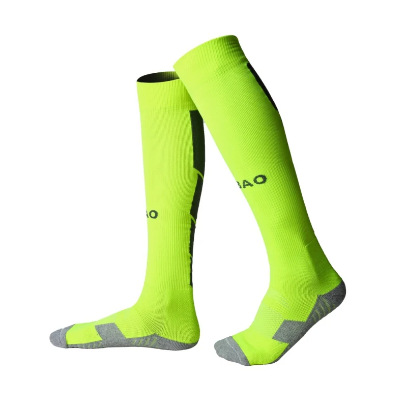 Длинные футбольные носки нескользящие спортивные футбольные леггинсы щитки для мужчин и женщин компрессионная защита носки для велоспорта 8 цветов - Цвет: G