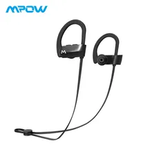 Mpow D7 Bluetooth спортивные наушники IPX7 Водонепроницаемый HD стерео Беспроводной наушники С микрофоном для iPhone XS/X/8/7/6 Чехол