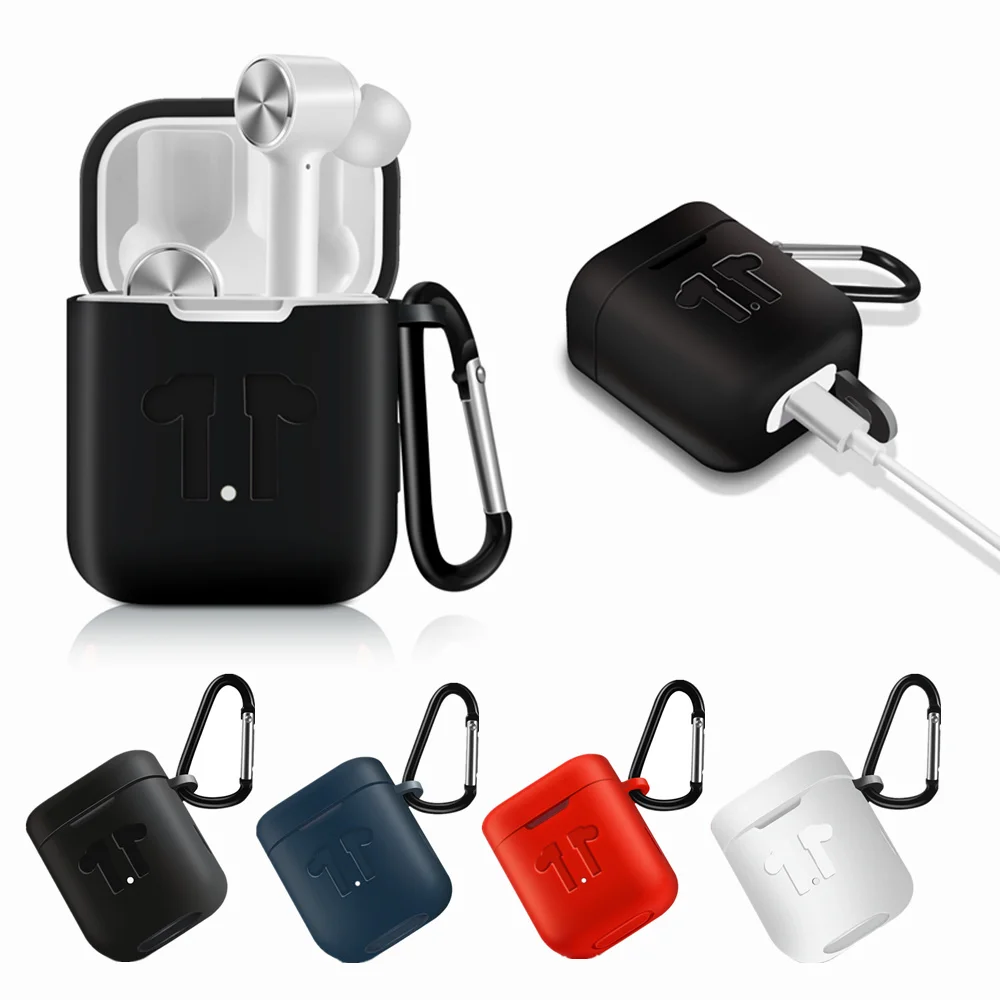Силиконовый чехол для наушников Xiaomi Airdots Pro защитный Air TWS футляр зарядки
