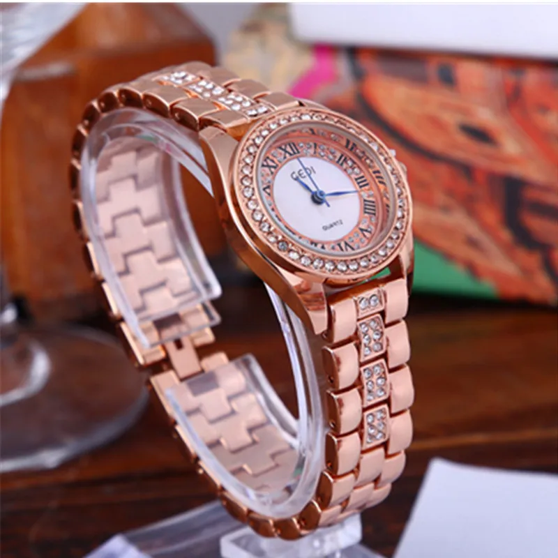 

Fashion 2019 Quartz Watch Bracelet Watch Diamond Hook Buckle New Fashion Style Casual Waterproof Diamond-studded Watches Women