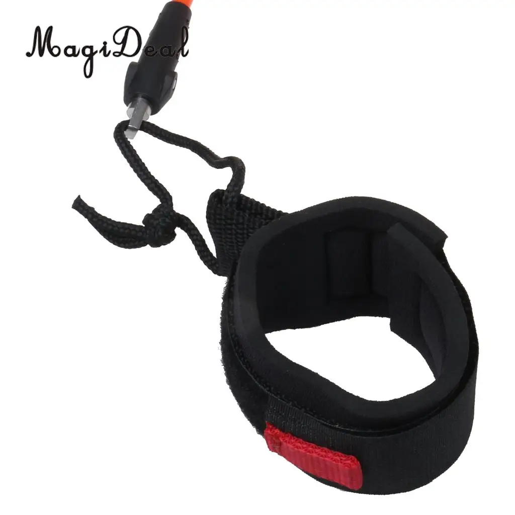 MagiDeal 4ft 7mm Orange Coiled Bodyboard Surfboard SUP Bicep Wrist Surf Leash 