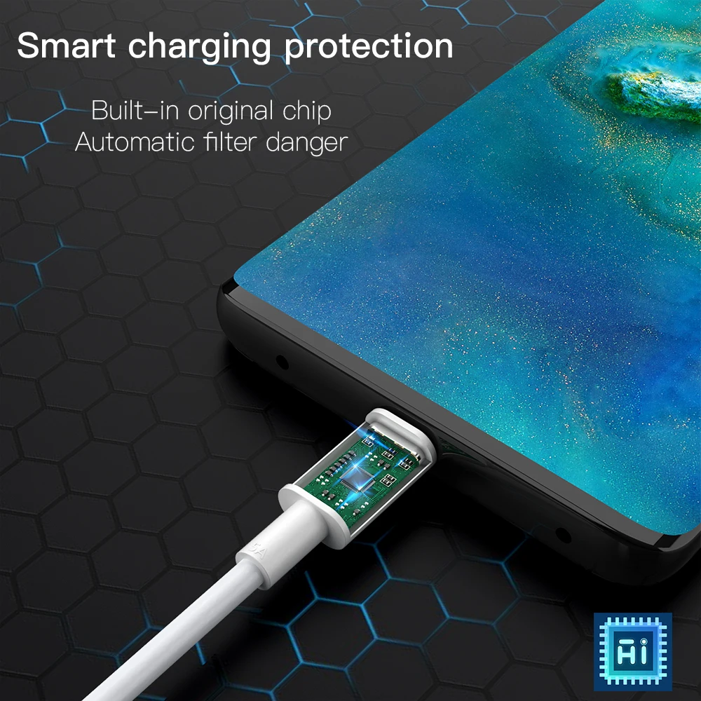 KEYSION USB C кабель 5A Supercharge usb type C кабель для huawei P30 P20 Pro Mate20 10 Pro P10 Plus lite Быстрая зарядка Быстрый кабель