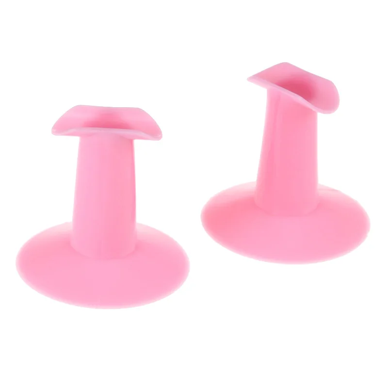 1 шт. 3D мягкий дизайн ногтей розовый поддержка пальцев подставка держатель для гель-лака Цветочная живопись рисунок Покрытие салонные аксессуары