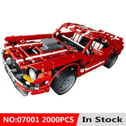 Technic серия креативный MOC мышечный автомобиль 2000 шт. комплект модельный набор образовательных строительных блоков Кирпичи игрушки для детей