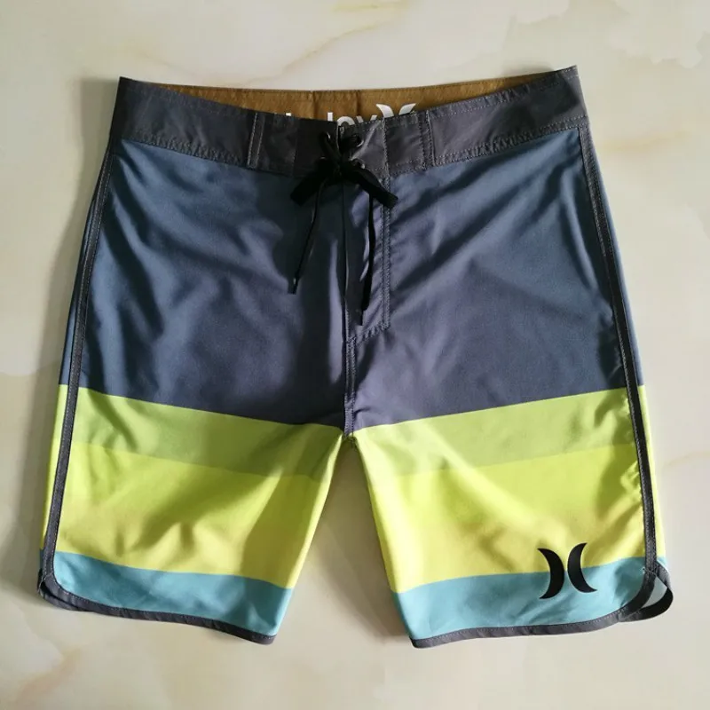 

Mens New Spandex Board Shorts 2019 Summer Sports Brand Boardshorts Quick Dry Beach Surfing Fitness Gym Pool Shorts