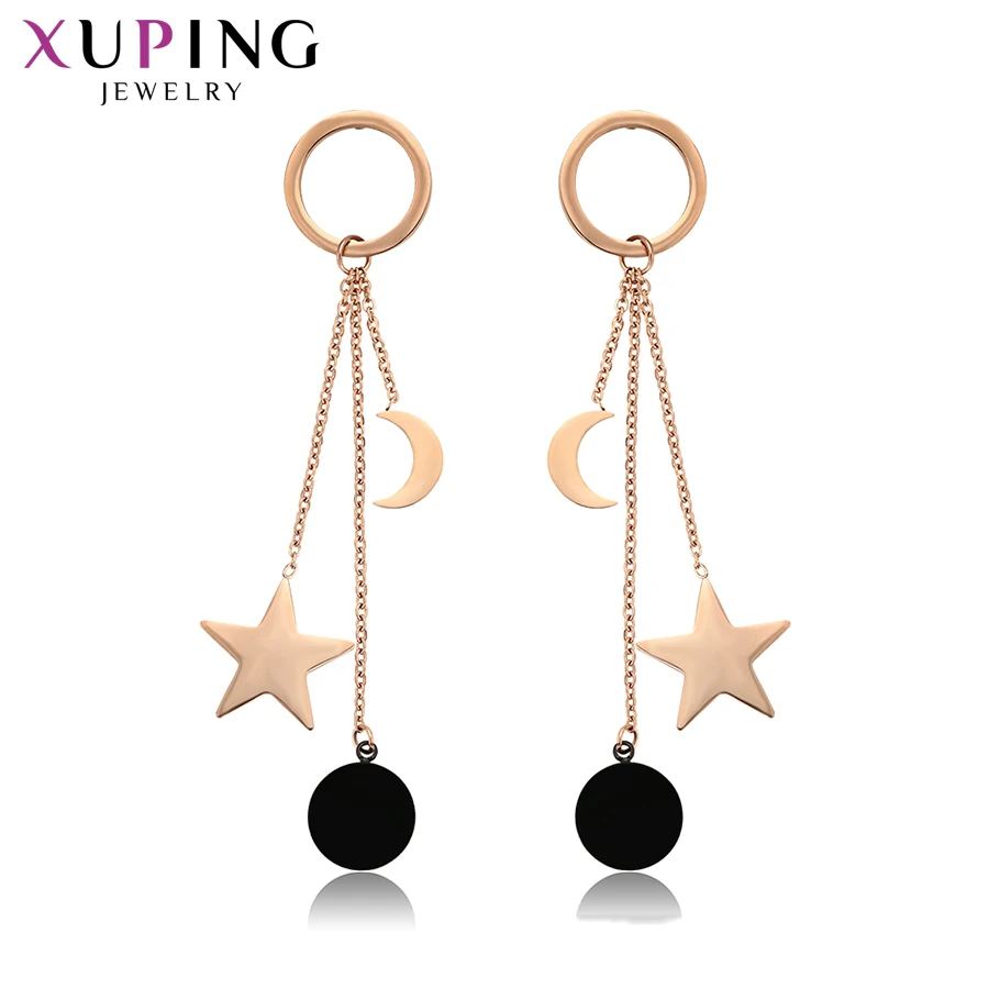 

Xuping Romantic Multicolor Temperament Lovely Ladies Long Earrings for Women Simple Little Fresh Jewelry Gifts S196.8-98411