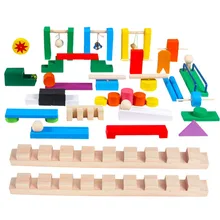 Деревянные аксессуары для домино, игрушки для детей, деревянные игры домино, строительные блоки, кубики, развивающие игрушки, подарки домино