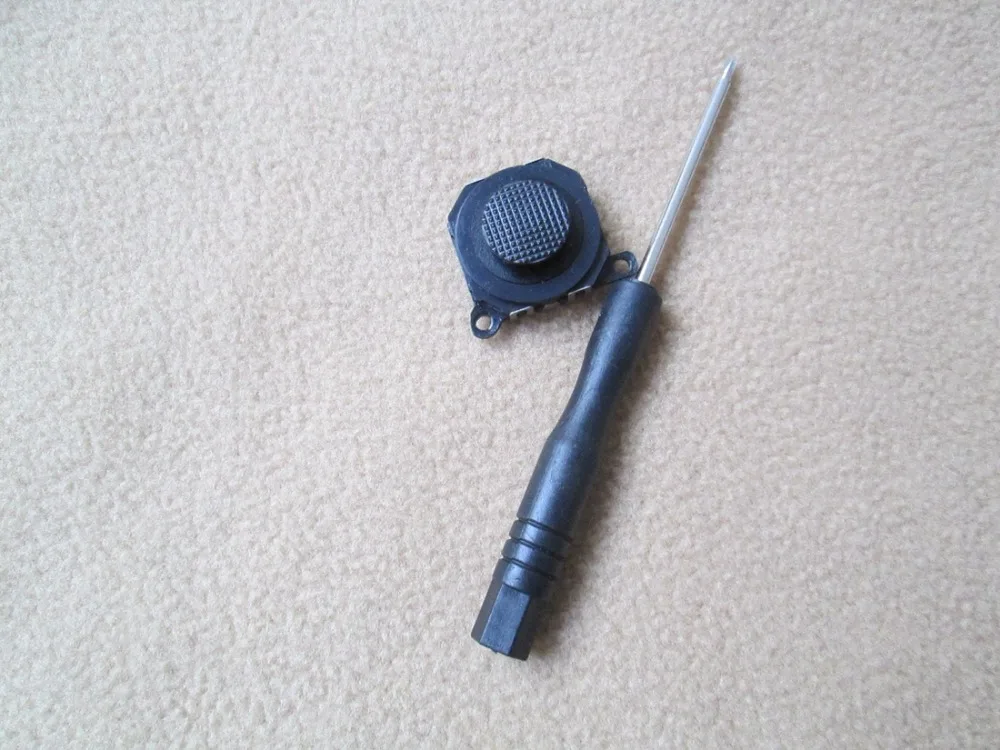 

Black 3D Analog Joystick Stick Button Sensor Module For PSP 1000 1001 Controller For Sony PSP1000 Wtih Screwdriver