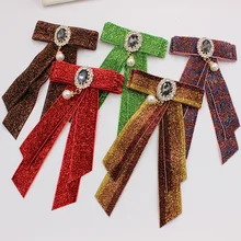 Лента носовая галстук Женская парадная Свадебная рубашка блузка галстуки шелковый галстук-бабочка Лучший человек Жених верхняя одежда с воротником аксессуары