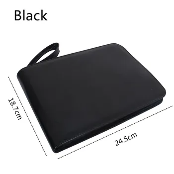 

PU Leather School Pencil Case 24 Holes Large Capacity Colored Pencil Bag Box Multi-functional Pencil case For Art Supplies Gift