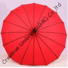 Прямая, зонтик принцессы лаиды, 8 мм пагода зонты и 7,0 мм металлические рифленые Длинные ребра, открытые руки, башня зонтик, 16 ребра