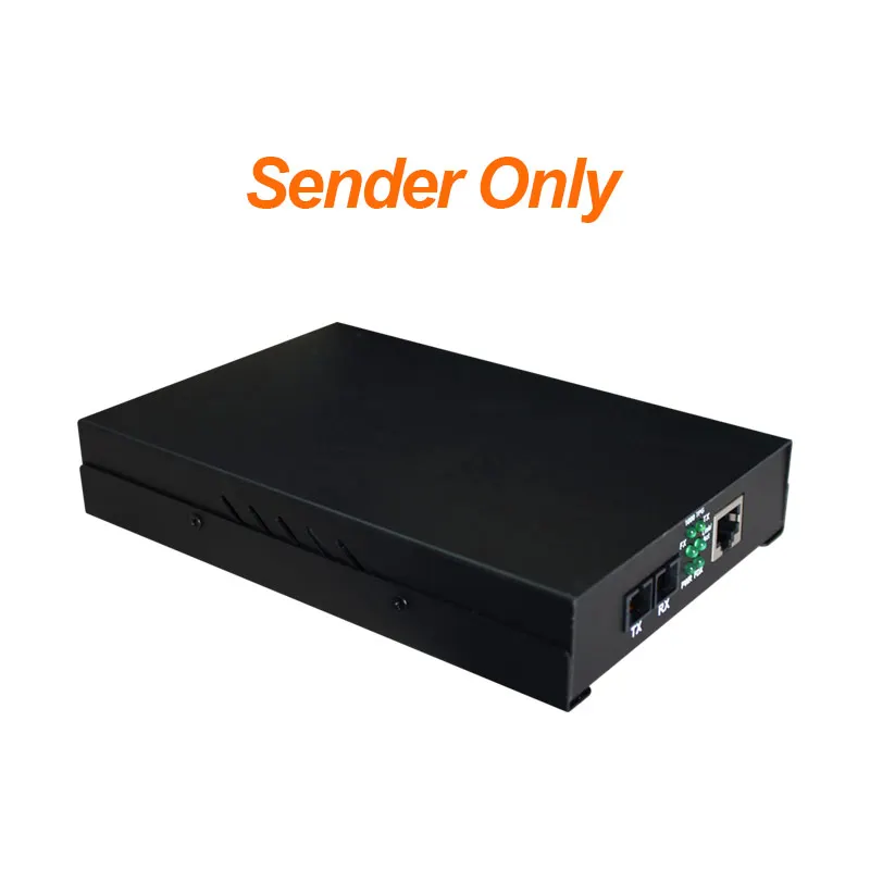 

LED Fiber Convertor Linsn SC801 Single-mode Fiber Optical Tranciver with 1 Transmitter support 20km for concert video screen