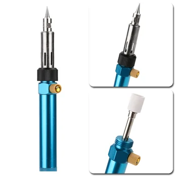 

Adjustable Temperature Gas welding torch iron butane gun rechargeable wireless Welding Pen burner 7ml Hot Air Gun Hand Tools