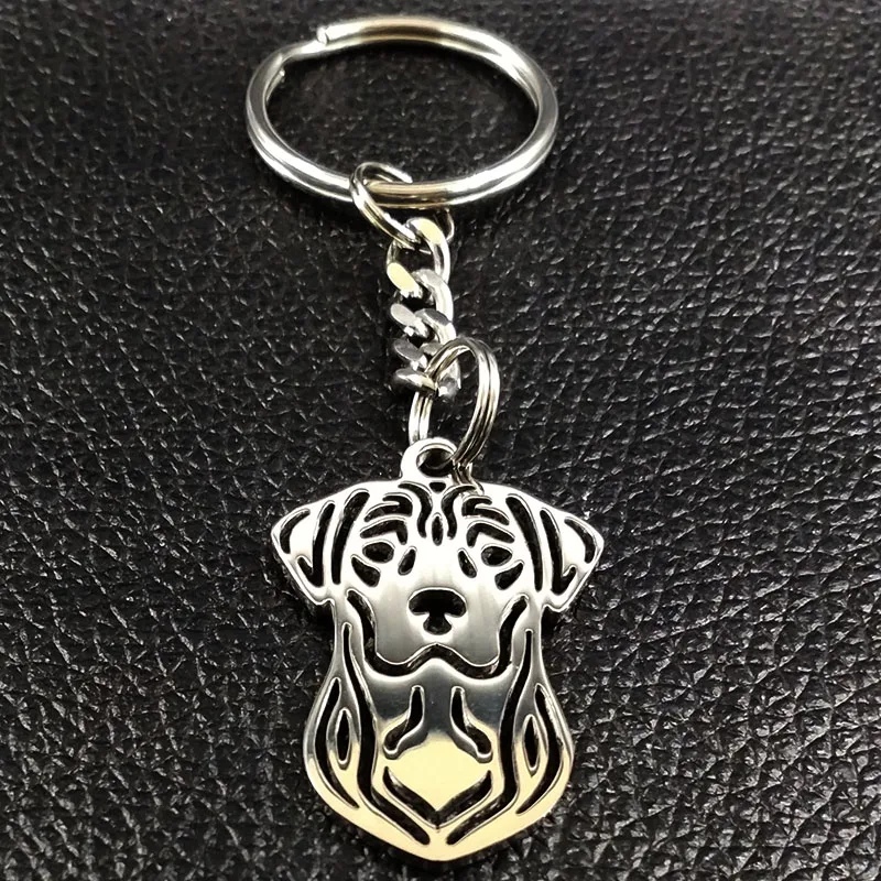 Брелок для ключей из нержавеющей стали с покемоном и собакой B969S02|key chain|stainless steel key