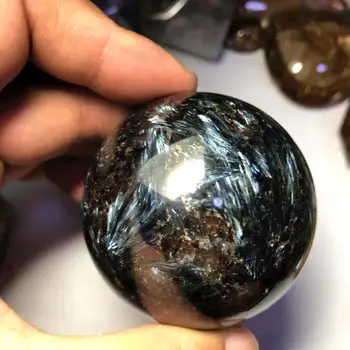 

Astrophylite Natural Stone Sphere 45-55mm Flash Crystal ball Sphere Blue Stone