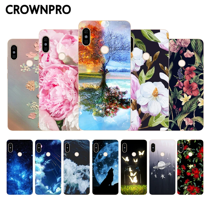 CROWNPRO ل كابا Xiaomi Redmi ملاحظة 5 Note5 4 جرام + 64 جرام حالة غطاء سيليكون الهاتف المحمول TPU لينة Redmi ملاحظة 5 برو عودة حامي CROWNPRO ل كابا Xiaomi Redmi ملاحظة 5 Note5 4 جرام + 64 جرام حالة غطاء سيليكون الهاتف المحمول TPU لينة Redmi ملاحظة 5 برو عودة حامي