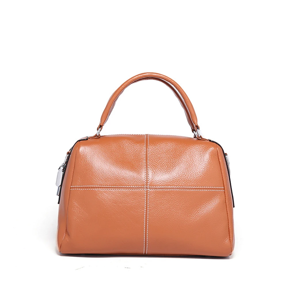 

2018 Winter New Design Fashion Women Handbag Genuine Leather Lady Shoulder Bag Zipper Casual Totes Crossbody Body Bag for Girls