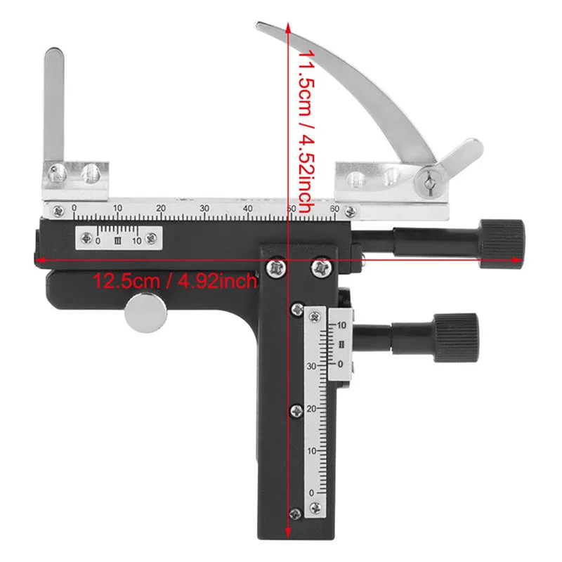 

Attachable Mechanical X-Y Moveable Stage Caliper with Scale for Microscope GBD HYD88