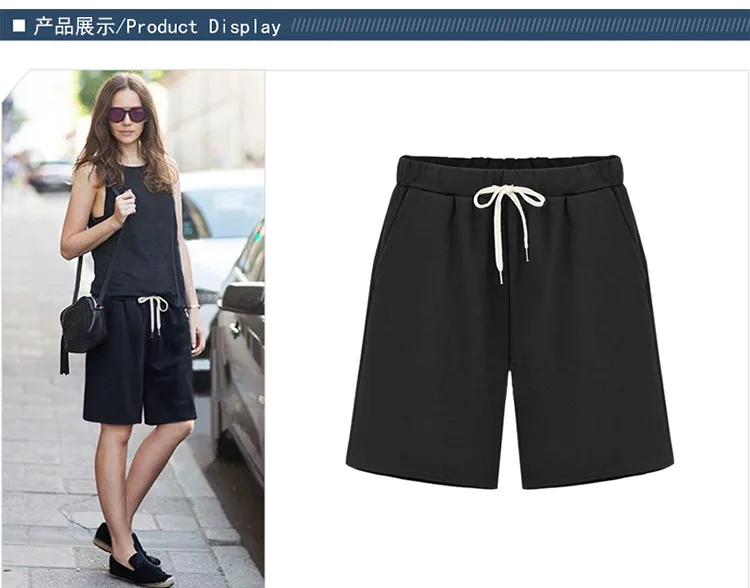 jorts S-8XL Plus Size Cotton Summer Shorts Women Ladies Biker Shorts Casual Short femme taille haute spodenki damskie nike shorts women