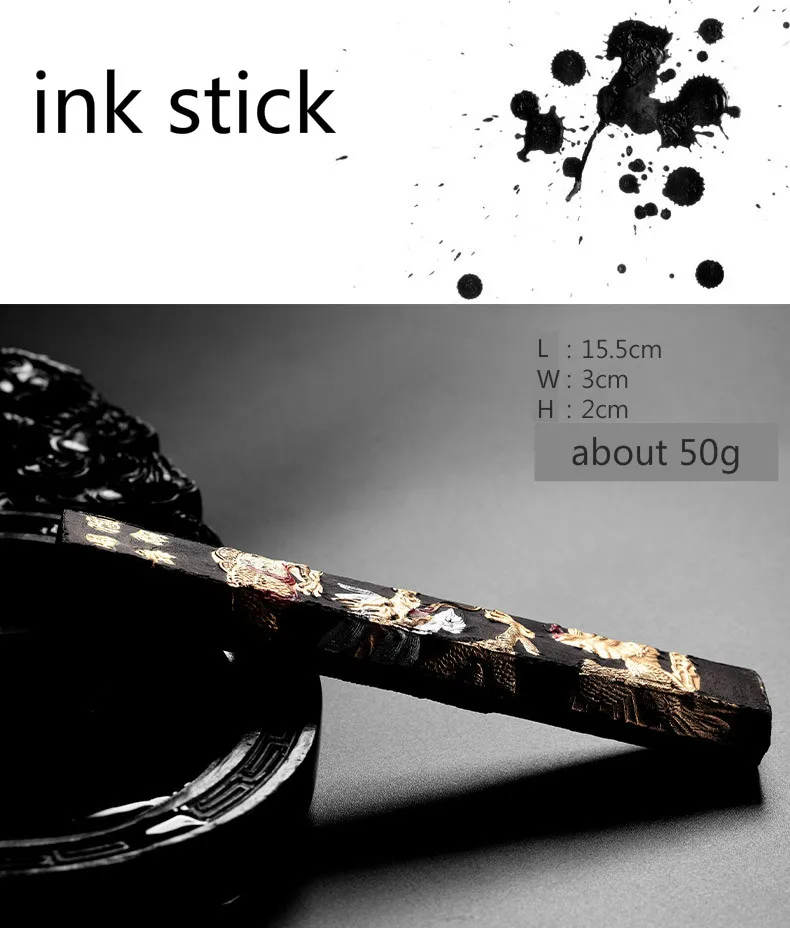 Высокое качество кисточка для китайской каллиграфии Pen Set пресс-папье печать чернилами Stick набор китайский набор кистей для рисования