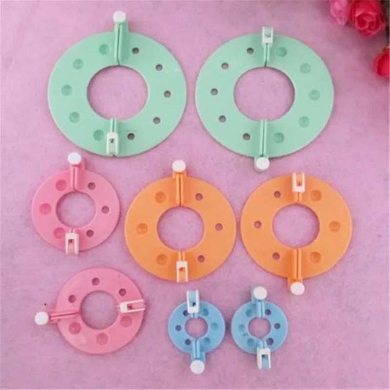 

1Set 4 Sizes Pom Pom Maker Fluff Ball Weaver Needle Knitting Wool Tool Yarn Kit hg