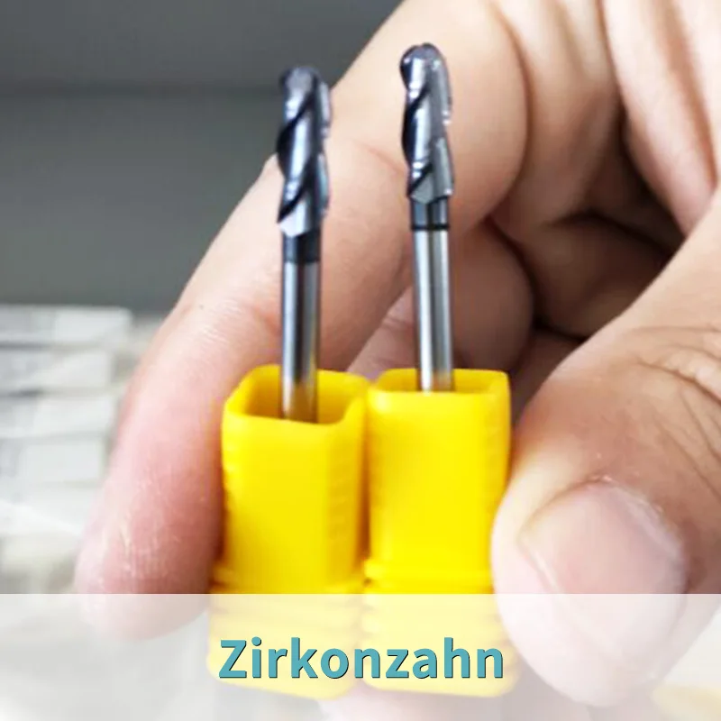 3 шт. zirkon zahn m5/m3 мм хвостовик фрезерный БУР с керамическим покрытием совместим