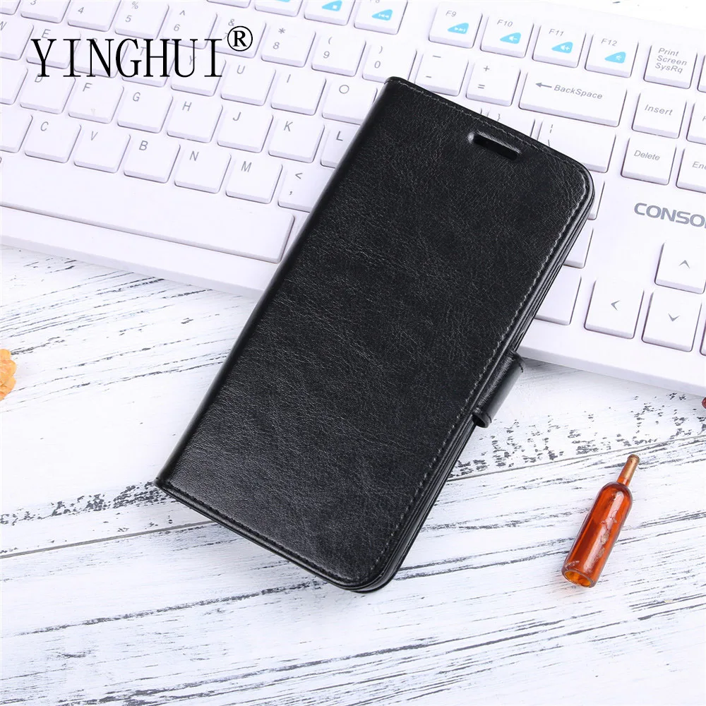 YINGHUI Роскошные Винтаж кожаный чехол для LG K8 2018 5 0 дюймов Ретро Простой откидная