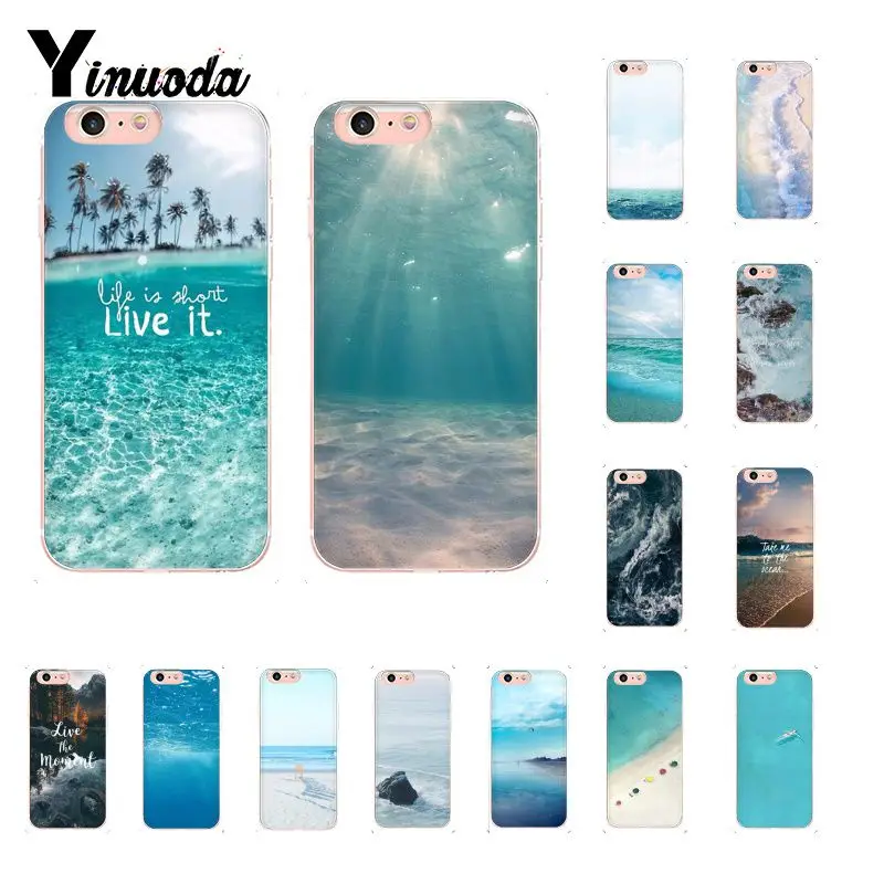 

Yinuoda Ocean sea Scenery landscape Novelty Fundas Phone Case Cover for iPhone 6S 6plus 7 7plus 8 8Plus X Xs MAX 5 5S XR