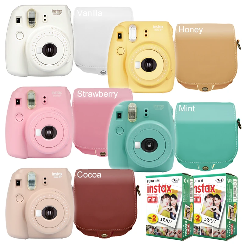 Fujifilm Instax Mini 8 Plus камера 5 видов цветов + Fuji 40 пленка мгновенный белый край фото