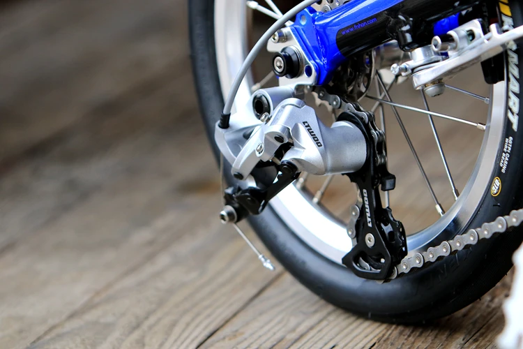Top Fnhon Freedom Aluminum Folding Bike 14" 16" V Brake 3 Speed 9T 13T 17T Minivelo Mini velo Bike Urban Commuter Bicycle Foldable 11