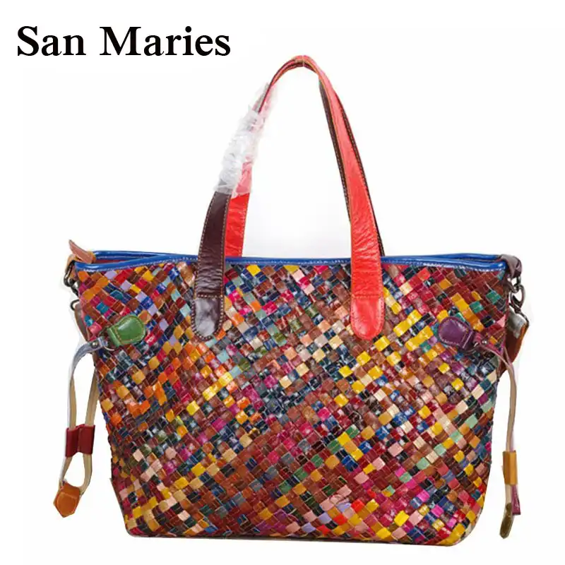 colourful tote bag