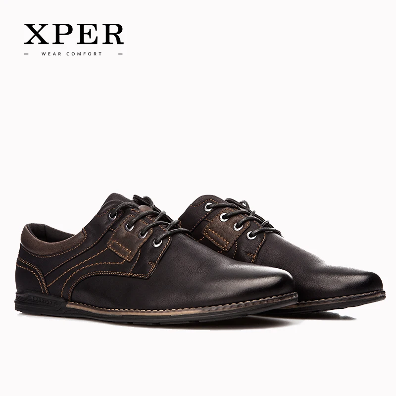 2016 XPER Brand Men Casual Shoes Breathable Round Toe Business Shoes For Men Size 40-45 #YM86839BN
