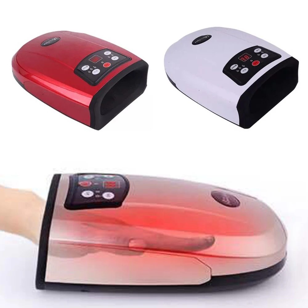 Heated Hand Massager Pressure Therapy Physiotherapy Equipment Hand Care